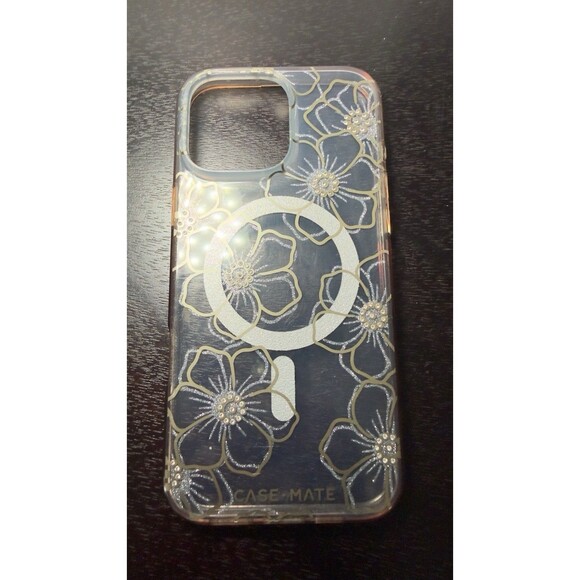 Case-Mate MagSafe Case for Apple iPhone 16 Pro Max Floral Gems Pattern - Picture 2 of 3